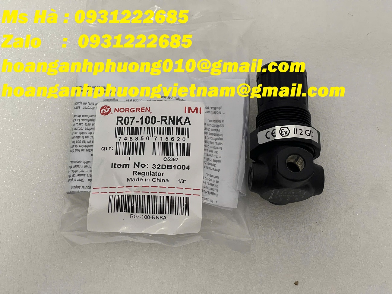 Norgren R07-100-RNKA van chỉnh áp - thiết bị nhỏ gọn